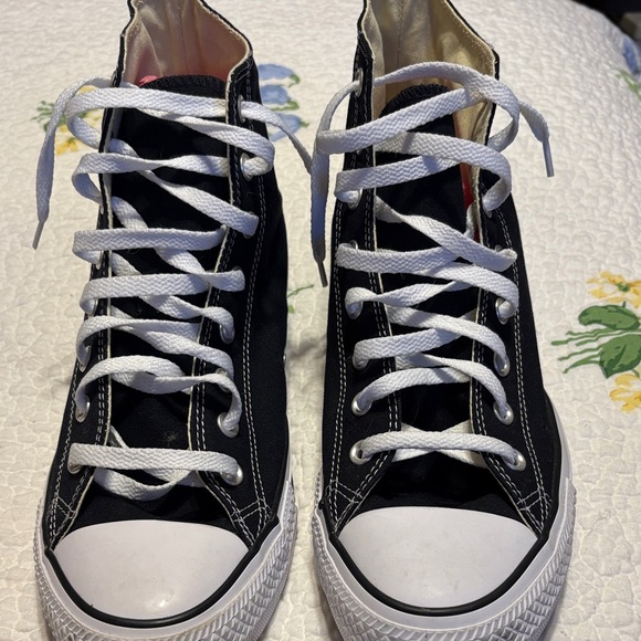 Converse Black and White High-Top Sneakers